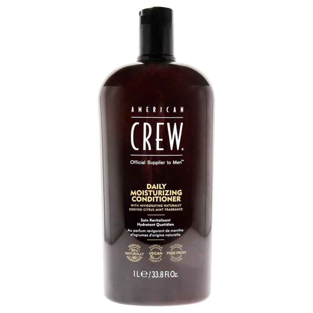 American Crew Men’s Daily Moisturizing Conditioner for Soft, Manageable Hair, Naturally Derived, Vegan Formula, Citrus Mint, 33.8 Oz(33.8 Fl Oz (Pack of 1))