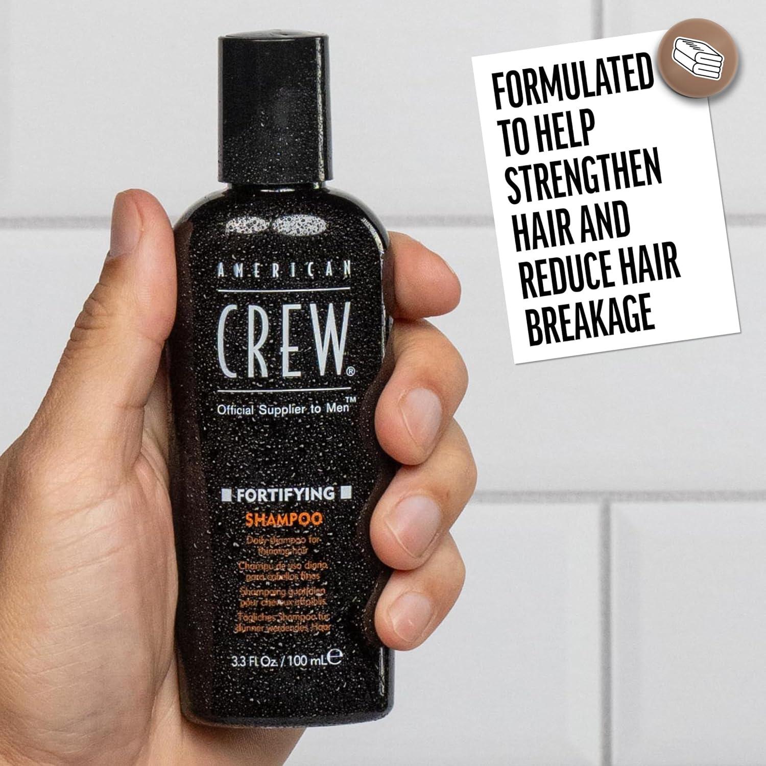 American Crew Men’s Shampoo, Fortifying for Thinning Hair, Refreshes Scalp, 33.8 Fl Oz(8.45 Fl Oz (Pack of 1))