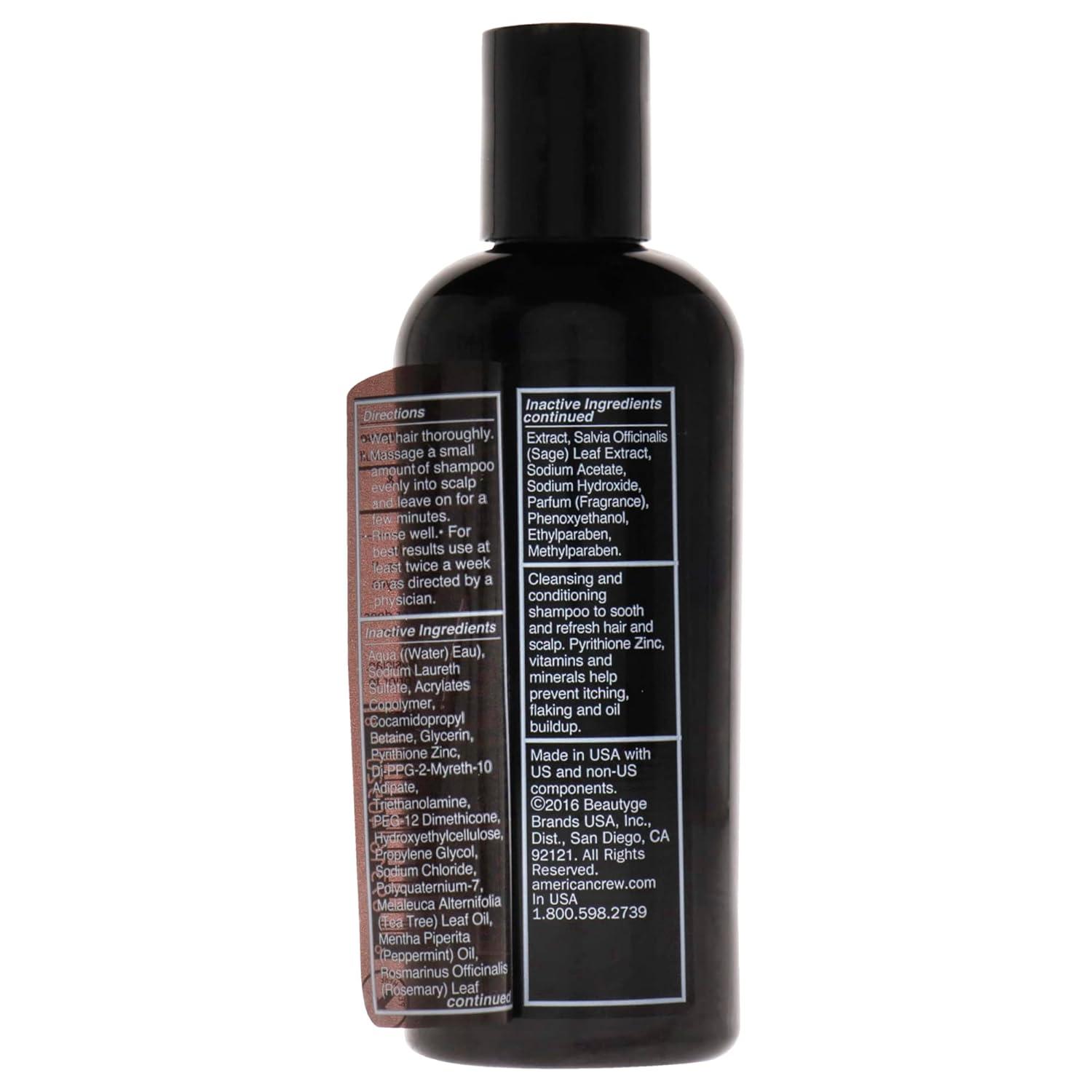 American Crew Men’s Shampoo, Anti-Dandruff Shampoo, 3.3 Fl Oz(3.3 Ounce (Pack of 1))