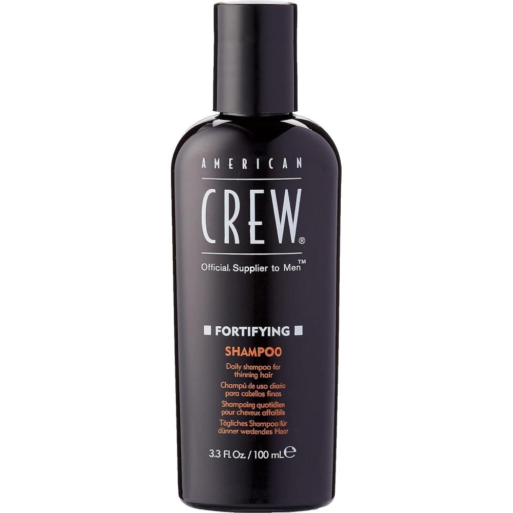 American Crew Men’s Shampoo, Fortifying for Thinning Hair, Refreshes Scalp, 33.8 Fl Oz(3.3 Fl Oz (Pack of 1))
