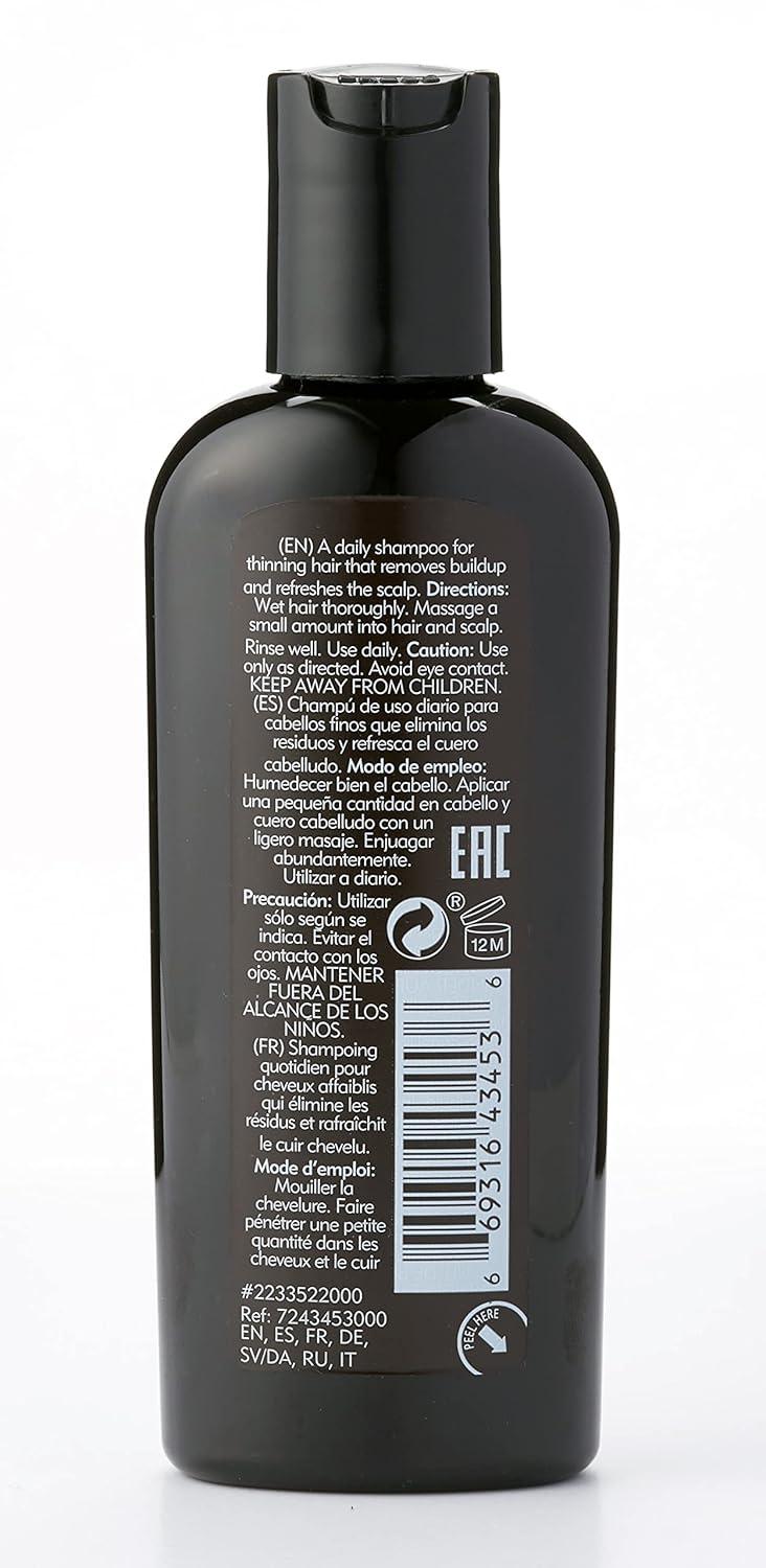 American Crew Men’s Shampoo, Fortifying for Thinning Hair, Refreshes Scalp, 33.8 Fl Oz(3.3 Fl Oz (Pack of 1))