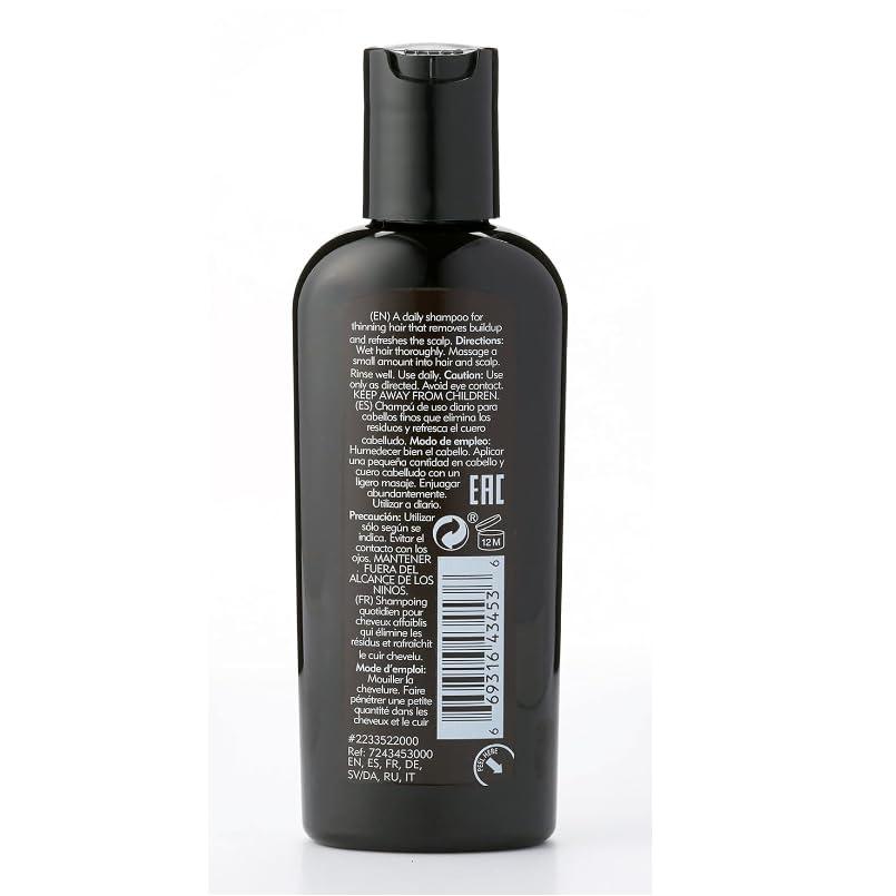 American Crew Men’s Shampoo, Fortifying for Thinning Hair, Refreshes Scalp, 33.8 Fl Oz(3.3 Fl Oz (Pack of 1))