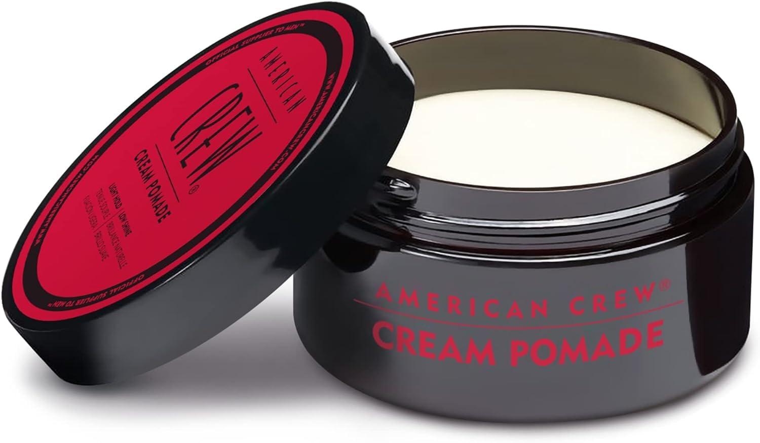American Crew Men’s Hair Cream Pomade, Like Styling Gel with Light Hold & Low Shine, 3 oz(Cream Pomade)