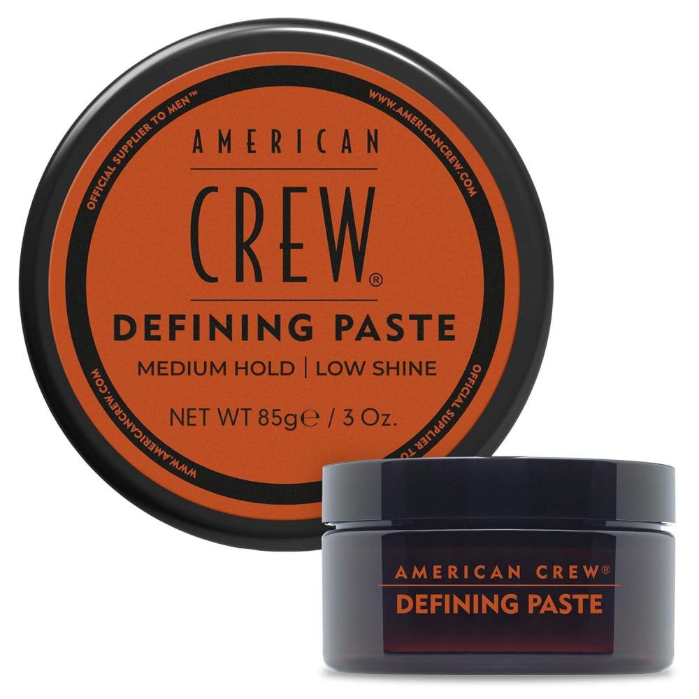 American Crew Men’s Hair Defining Paste, Like Hair Gel with Medium Hold Hair Gel & Low Shine, 3 oz(3 Ounce (Pack of 1))