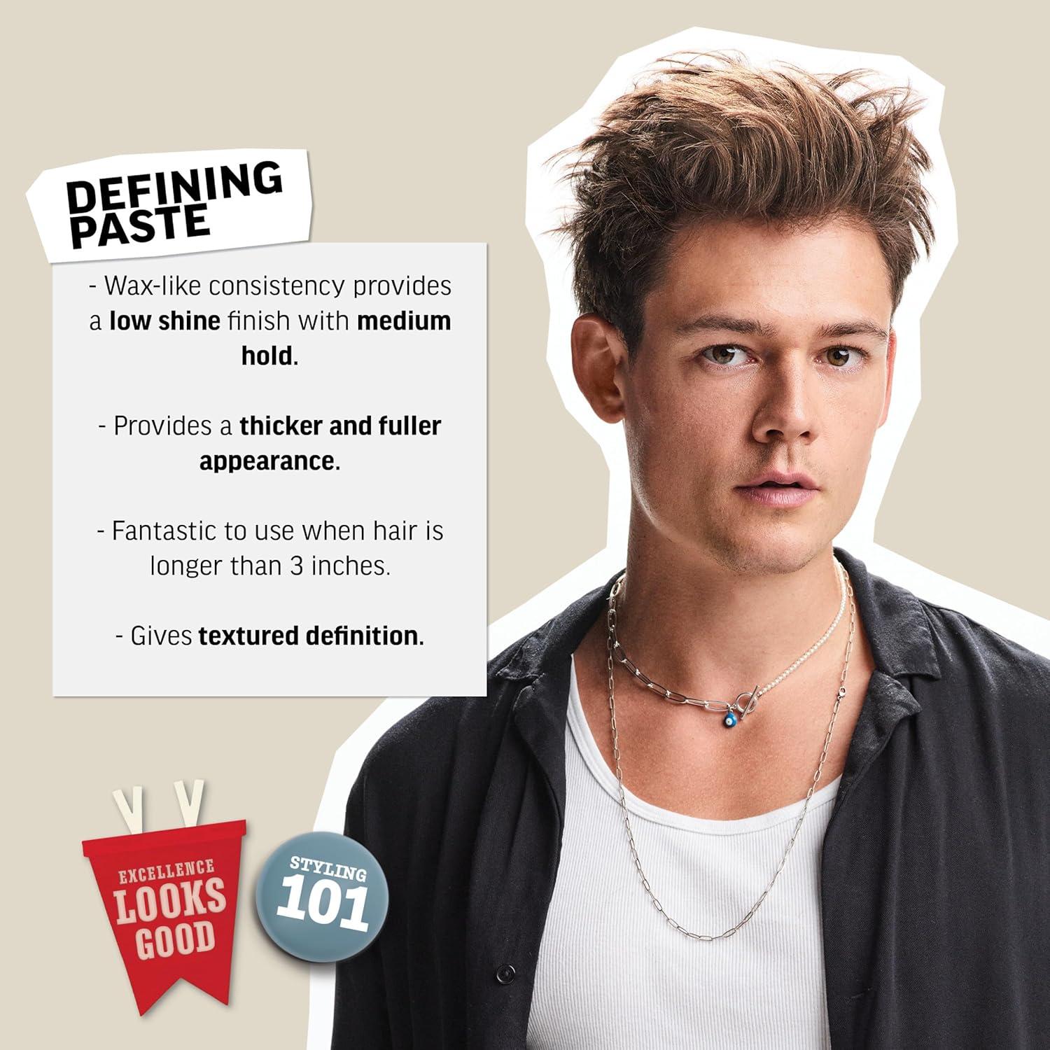 American Crew Men’s Hair Defining Paste, Like Hair Gel with Medium Hold Hair Gel & Low Shine, 3 oz(3 Ounce (Pack of 1))