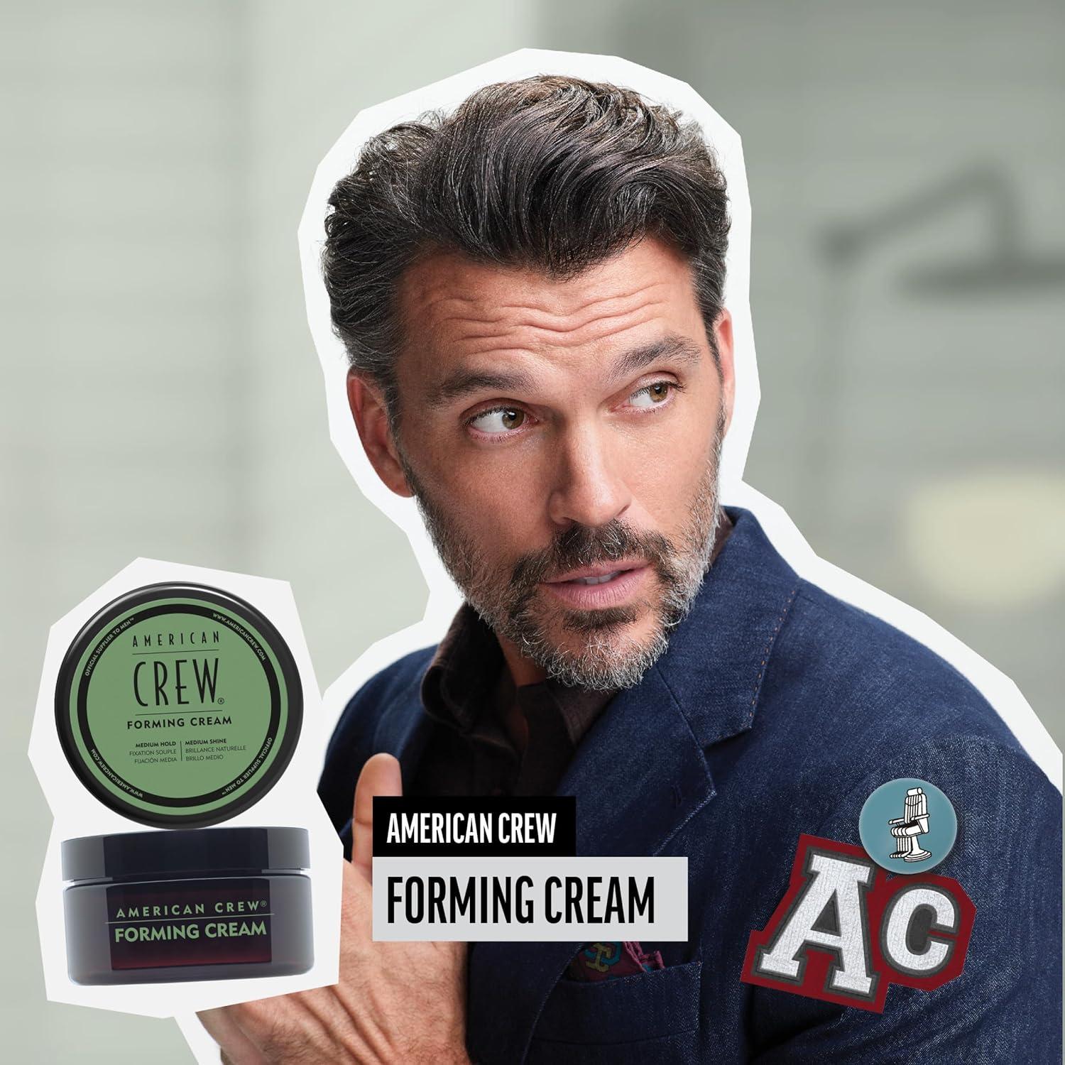 American Crew Men’s Hair Forming Cream, Like Hair Gel with Medium Hold & Medium Shine, 3 oz(3 Ounce (Pack of 1))