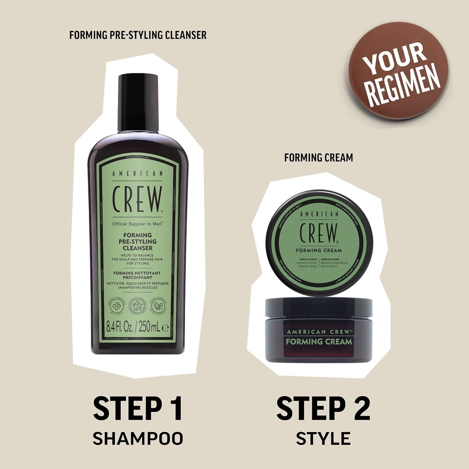 American Crew Men’s Hair Forming Cream, Like Hair Gel with Medium Hold & Medium Shine, 3 oz(3 Ounce (Pack of 1))