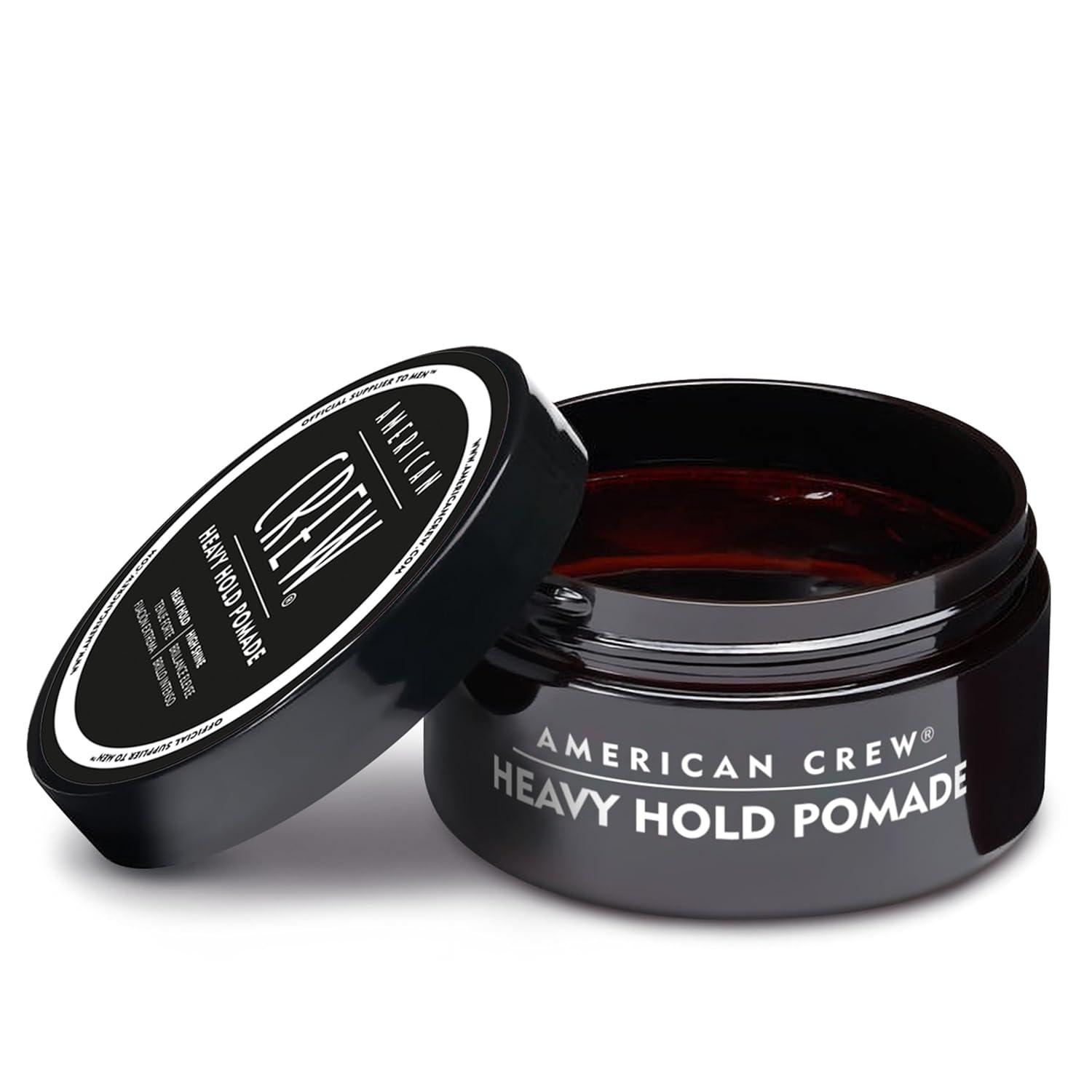 American Crew Men’s Hair Pomade, Like Styling Gel with Heavy Hold & High Shine, 3 oz(subtle and clean scent)