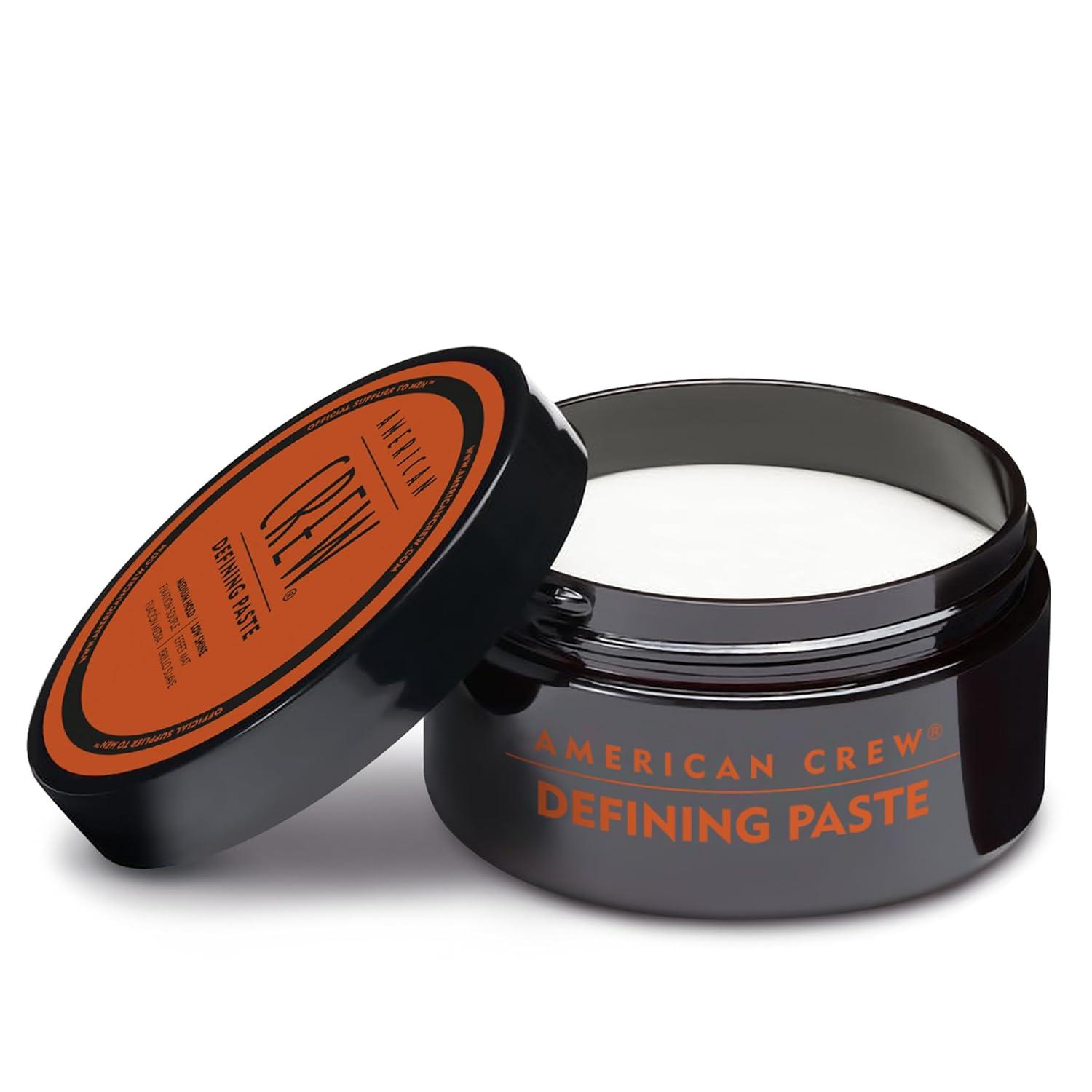 American Crew Men’s Hair Defining Paste, Like Hair Gel with Medium Hold Hair Gel & Low Shine, 3 oz(3 Ounce (Pack of 2))