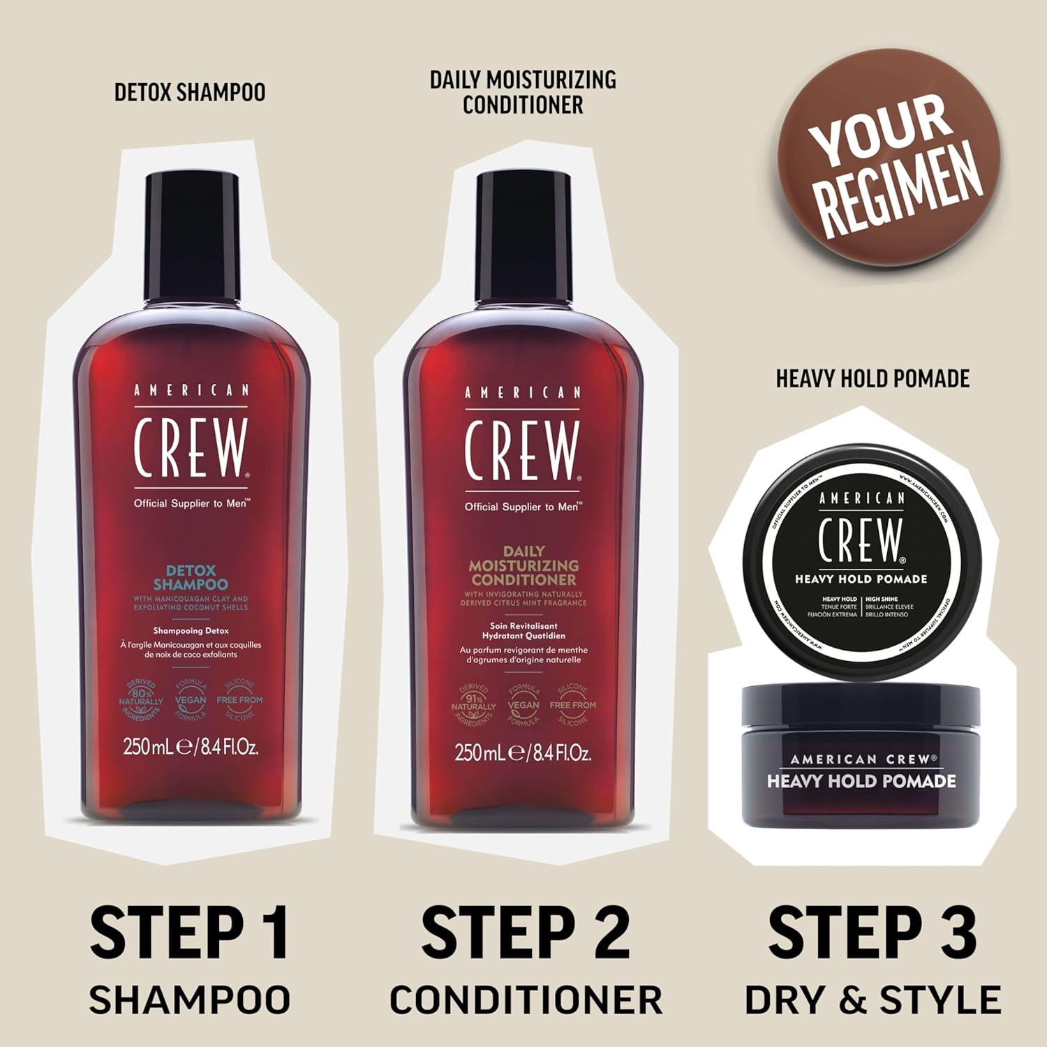 American Crew Men’s Hair Gel, Extreme Hold & Shine, 3.3 Fl Oz