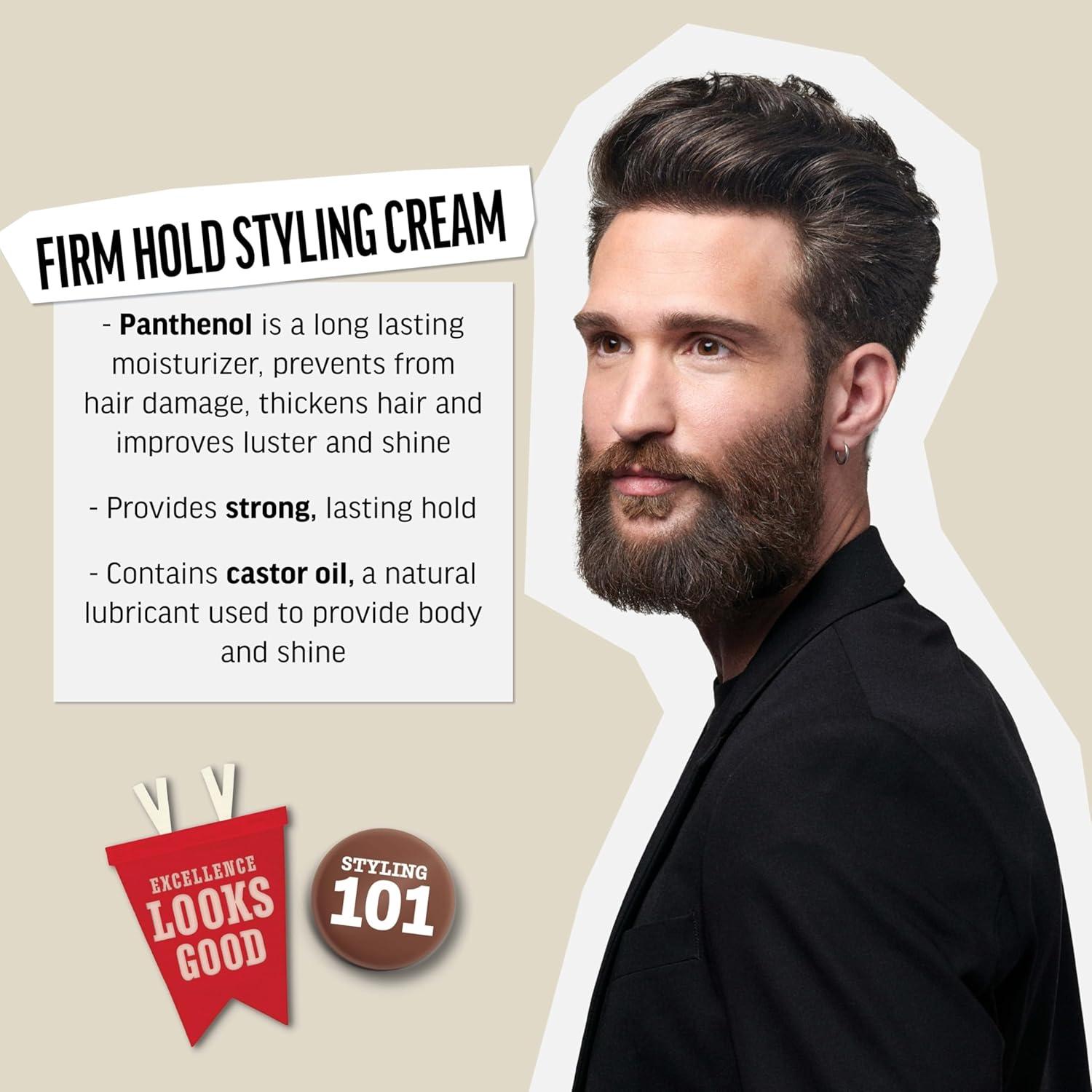 American Crew Men’s Hair Styling Cream, Like Gel with Firm Hold and Low Shine, 3.3 Fl Oz