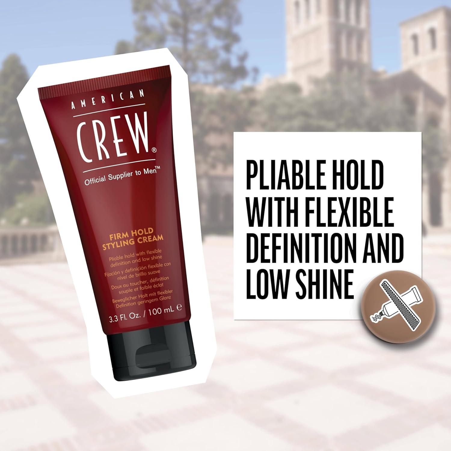 American Crew Men’s Hair Styling Cream, Like Gel with Firm Hold and Low Shine, 3.3 Fl Oz
