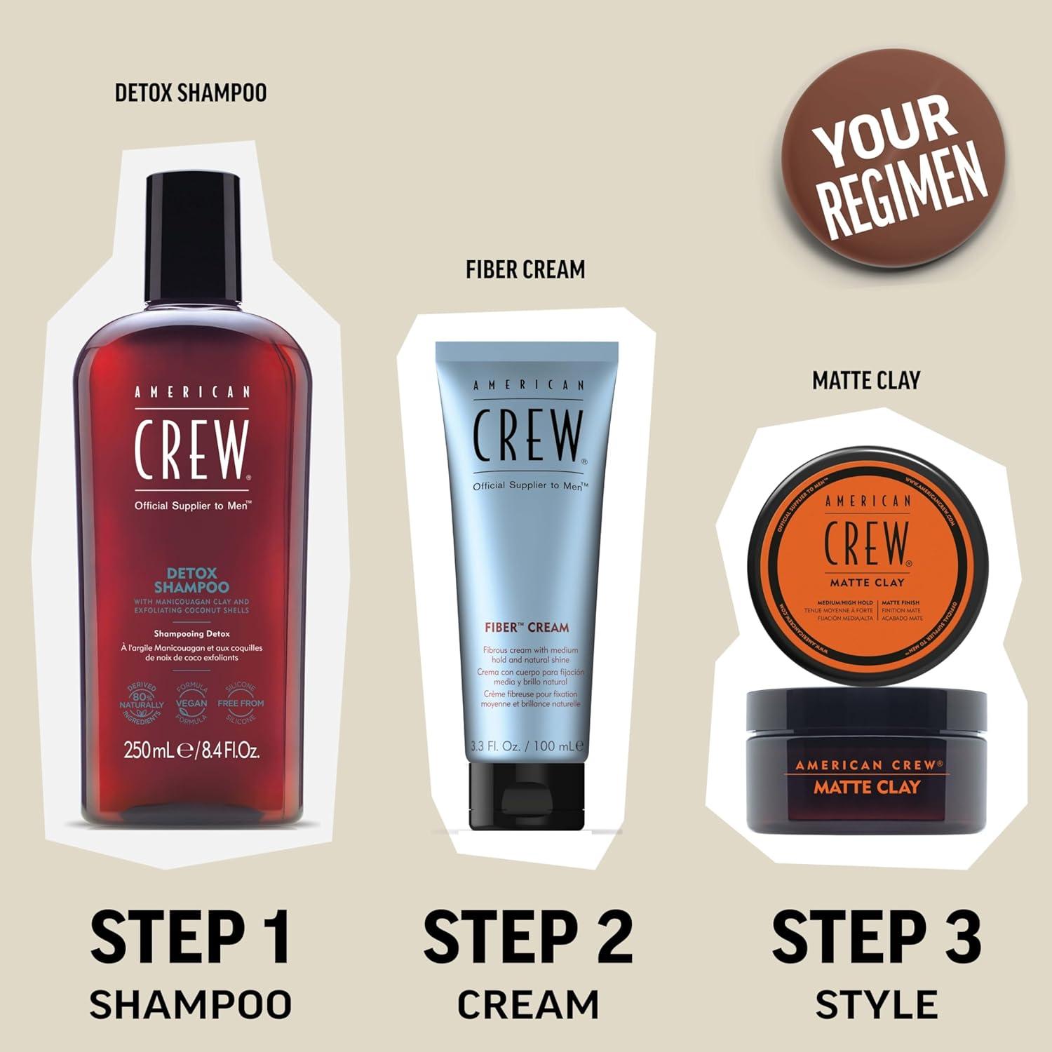 American Crew Men’s Hair Styling Cream, Like Gel with Firm Hold and Low Shine, 3.3 Fl Oz