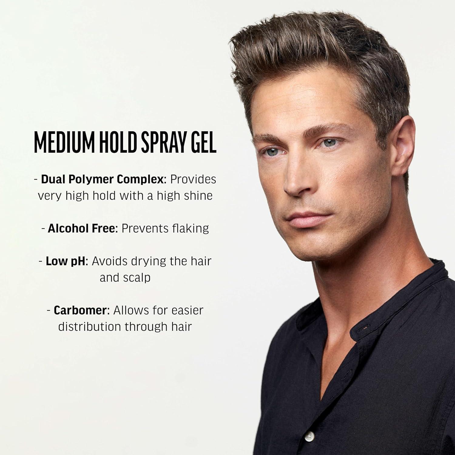 American Crew Men’s Hair Styling Gel, Firm Hold, Non-Flaking, 3.3 fl oz(3.3 Fl Oz (Pack of 2))