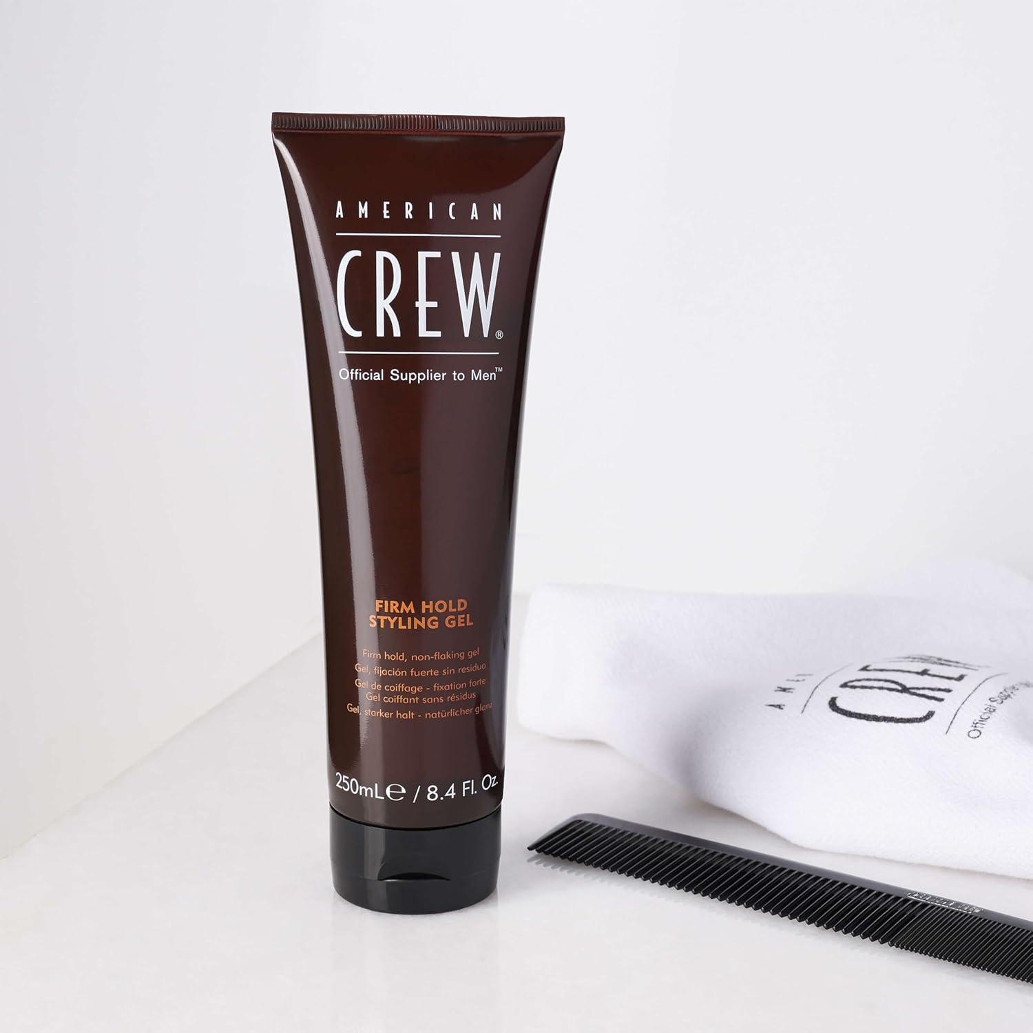 American Crew Men’s Hair Styling Gel, Firm Hold, Non-Flaking, 3.3 fl oz(3.3 Fl Oz (Pack of 2))