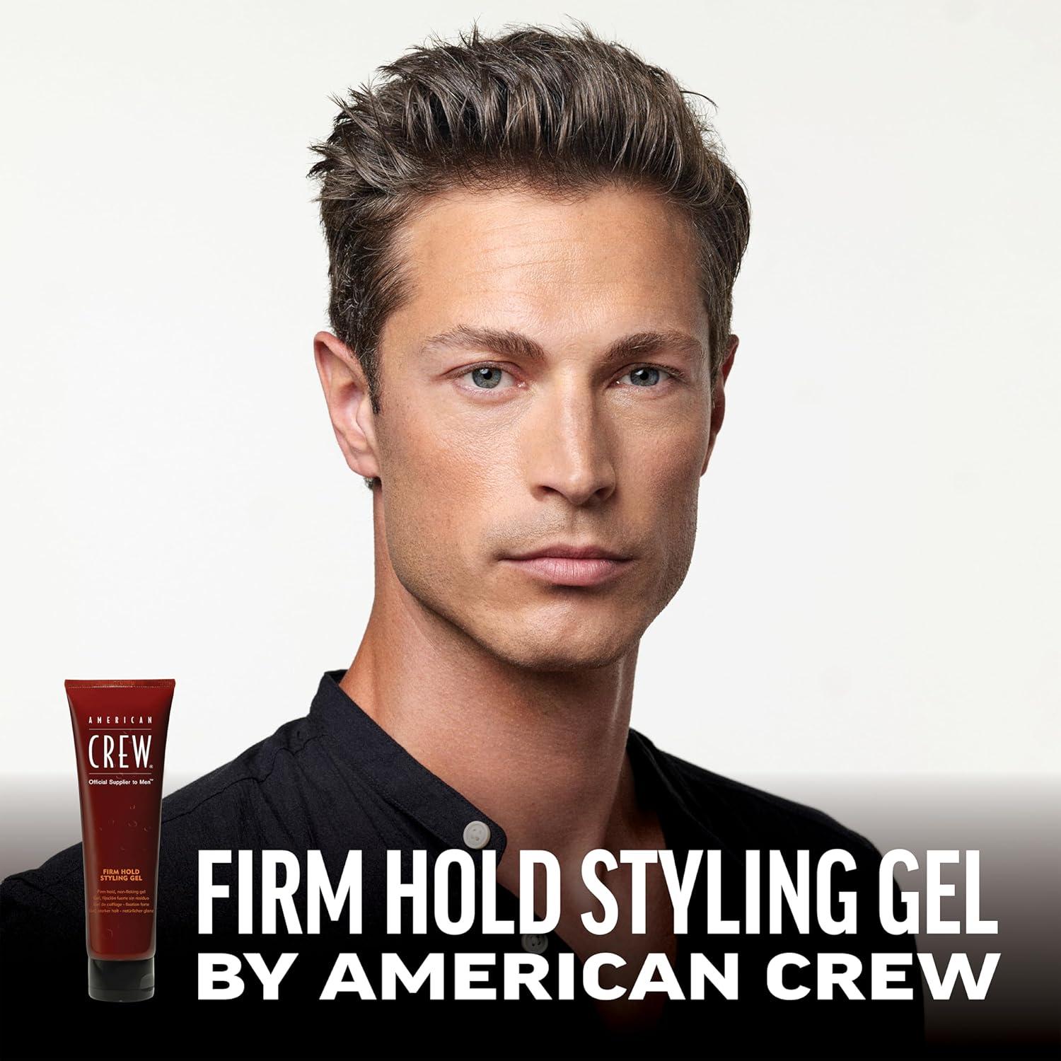 American Crew Men’s Hair Styling Gel, Firm Hold, Non-Flaking, 3.3 fl oz(3.3 Fl Oz (Pack of 2))