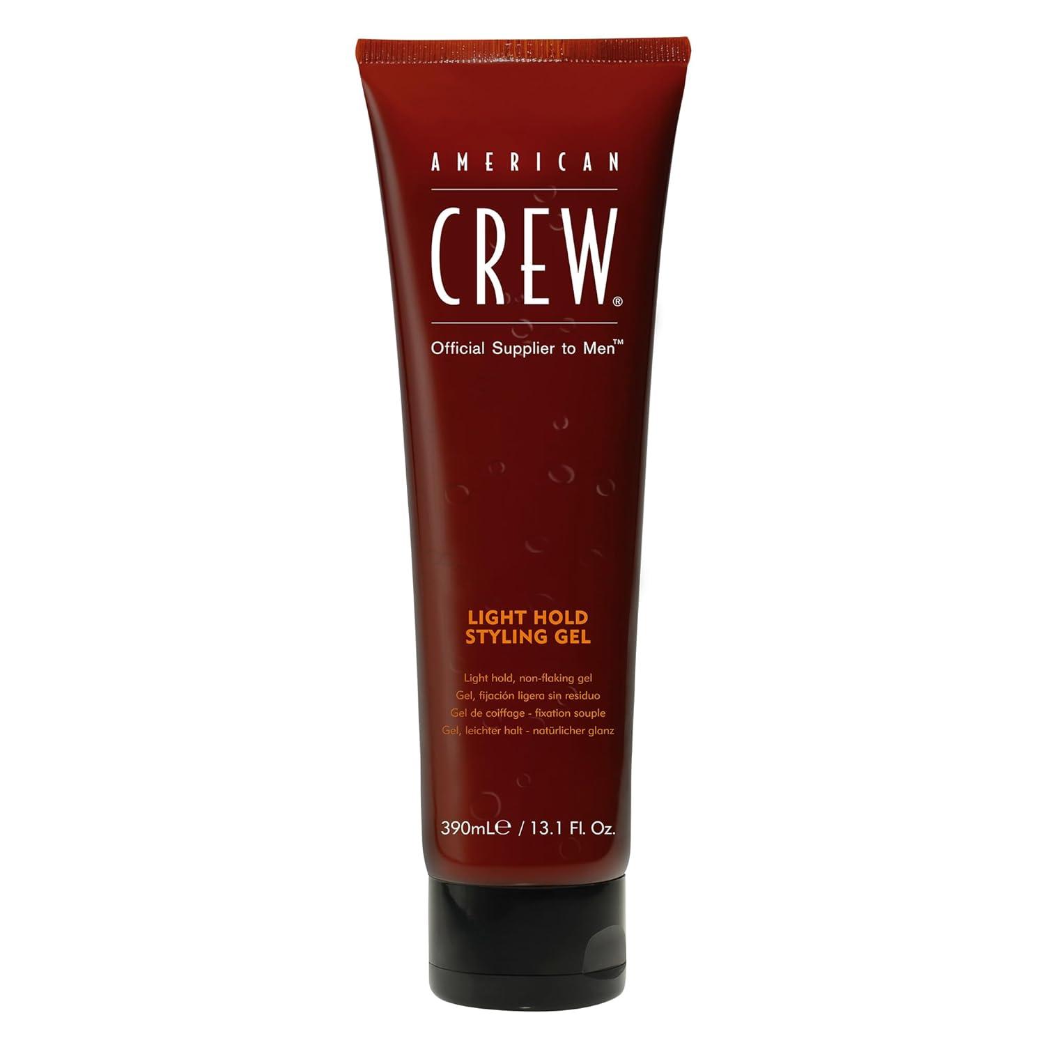 American Crew Men’s Hair Gel, Light Hold Styling Product, 13.1 fl oz(Light Hold)