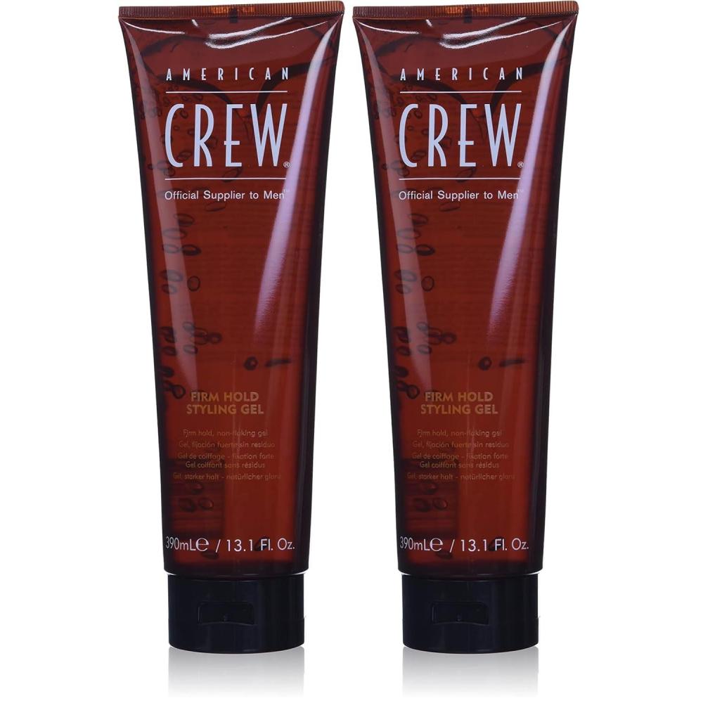American Crew Men’s Hair Styling Gel, Firm Hold, Non-Flaking, 3.3 fl oz(13.1 Ounce (Pack of 2))