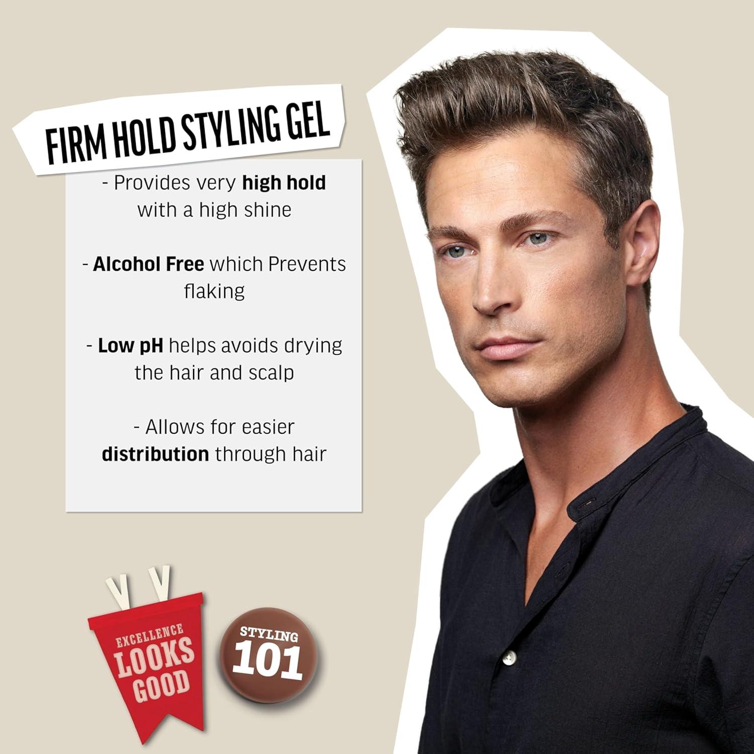 American Crew Men’s Hair Styling Gel, Firm Hold, Non-Flaking, 3.3 fl oz(3.3 Fl Oz (Pack of 1))