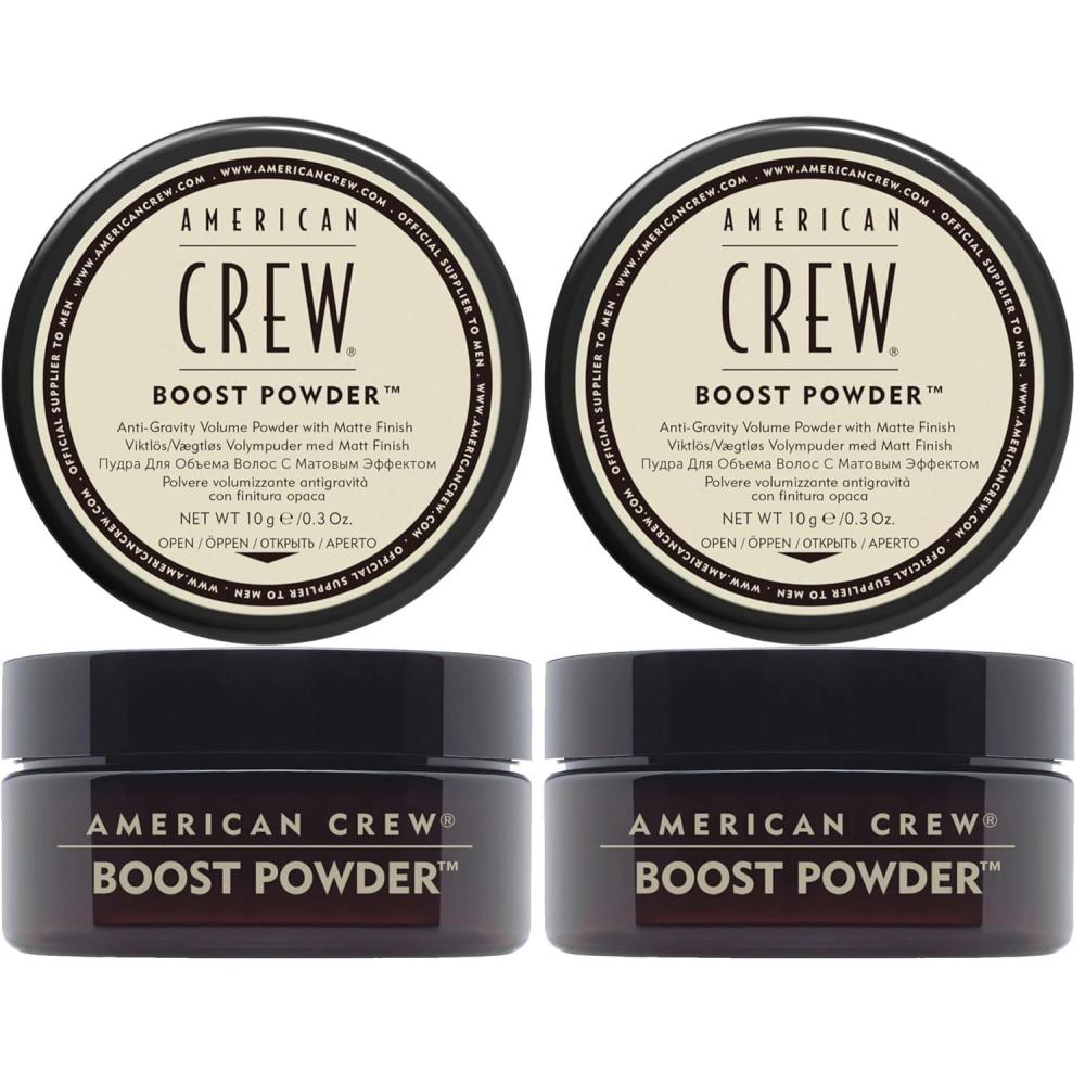 American Crew Men’s Hair Boost Powder, Provides Lift & Volume, 0.3 Oz (Pack of 1)(0.3 Ounce (Pack of 2))
