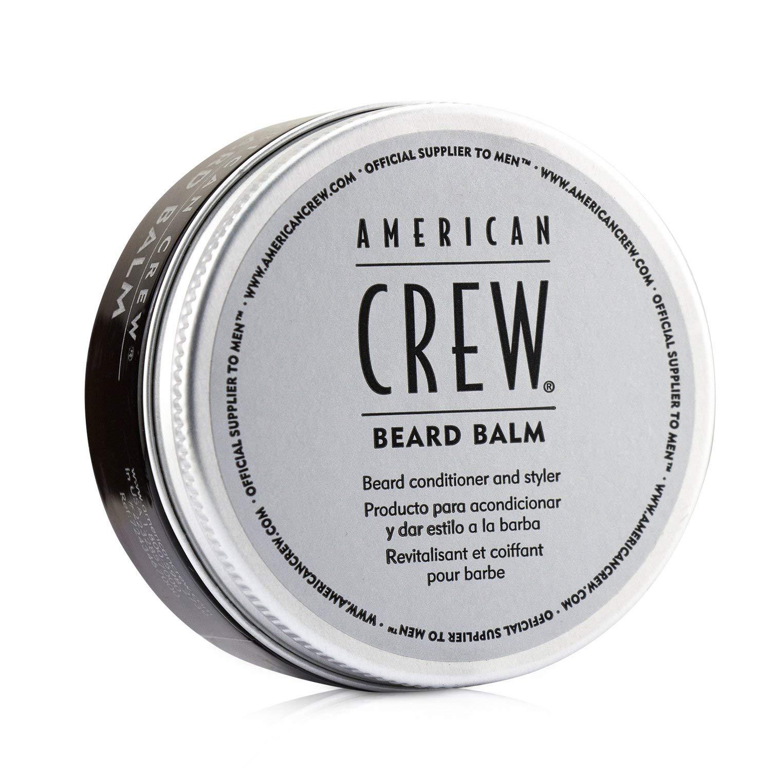 American Crew Beard Balm, Conditioner & Styler, Sweet Almond Oil, Shea Butter, 2.3 Fl Oz(2.3 Fl Oz (Pack of 2))