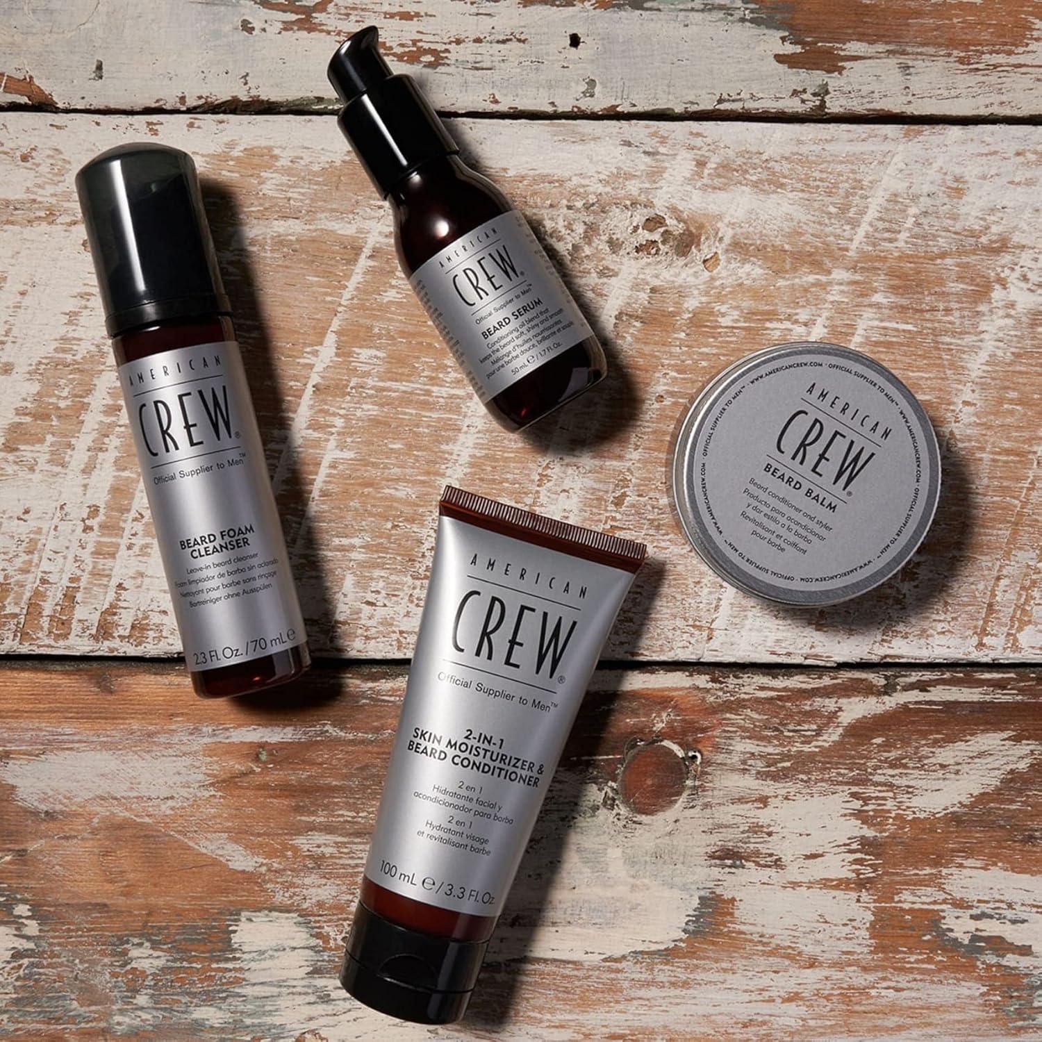 American Crew Skin Moisturizer and Beard Conditioner for Men, 2-in-1, 3.3 Fl Oz