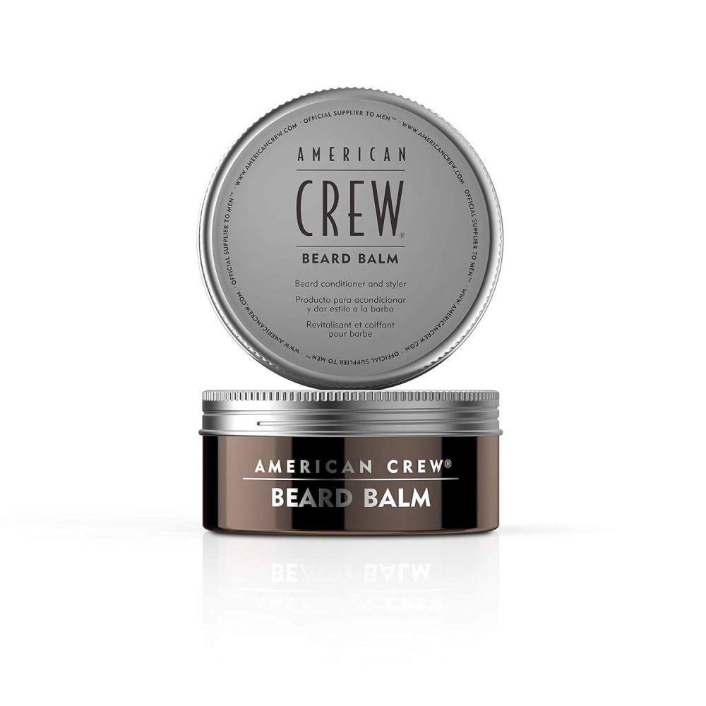 American Crew Beard Balm, Conditioner & Styler, Sweet Almond Oil, Shea Butter, 2.3 Fl Oz(2.3 Ounce (Pack of 1))