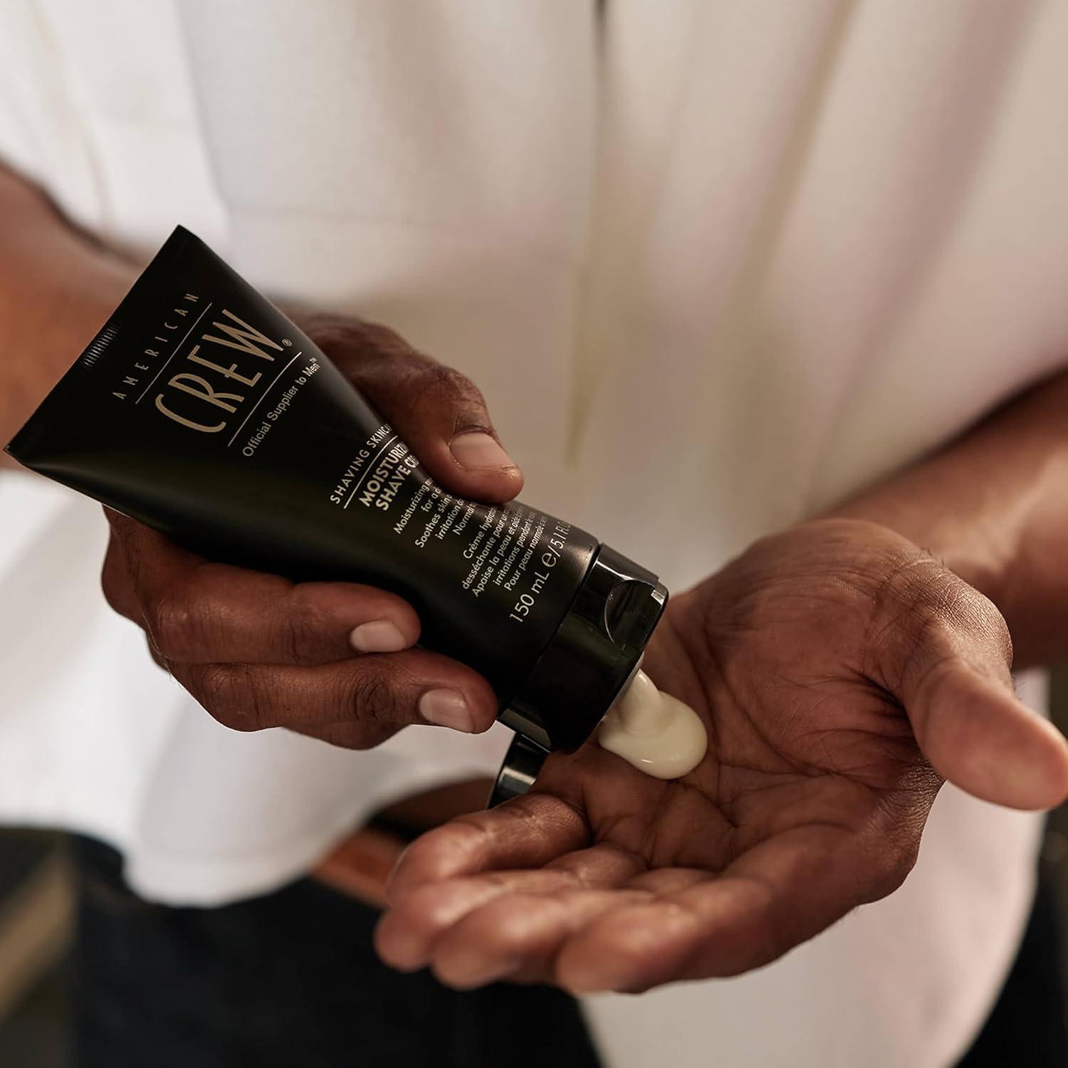 American Crew Shave Cream for Men, Moisturizing Shave Cream, 5.1 Fl Oz(5.1 ounce (Pack of 1))