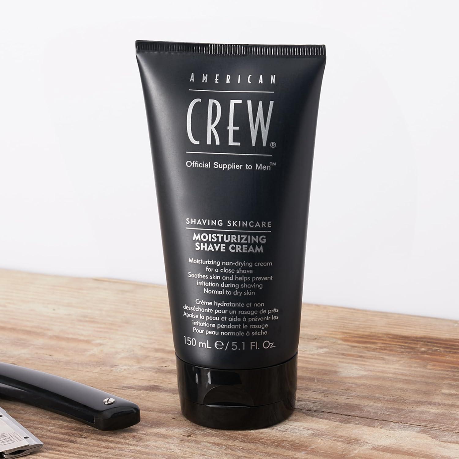 American Crew Shave Cream for Men, Moisturizing Shave Cream, 5.1 Fl Oz(5.1 ounce (Pack of 1))