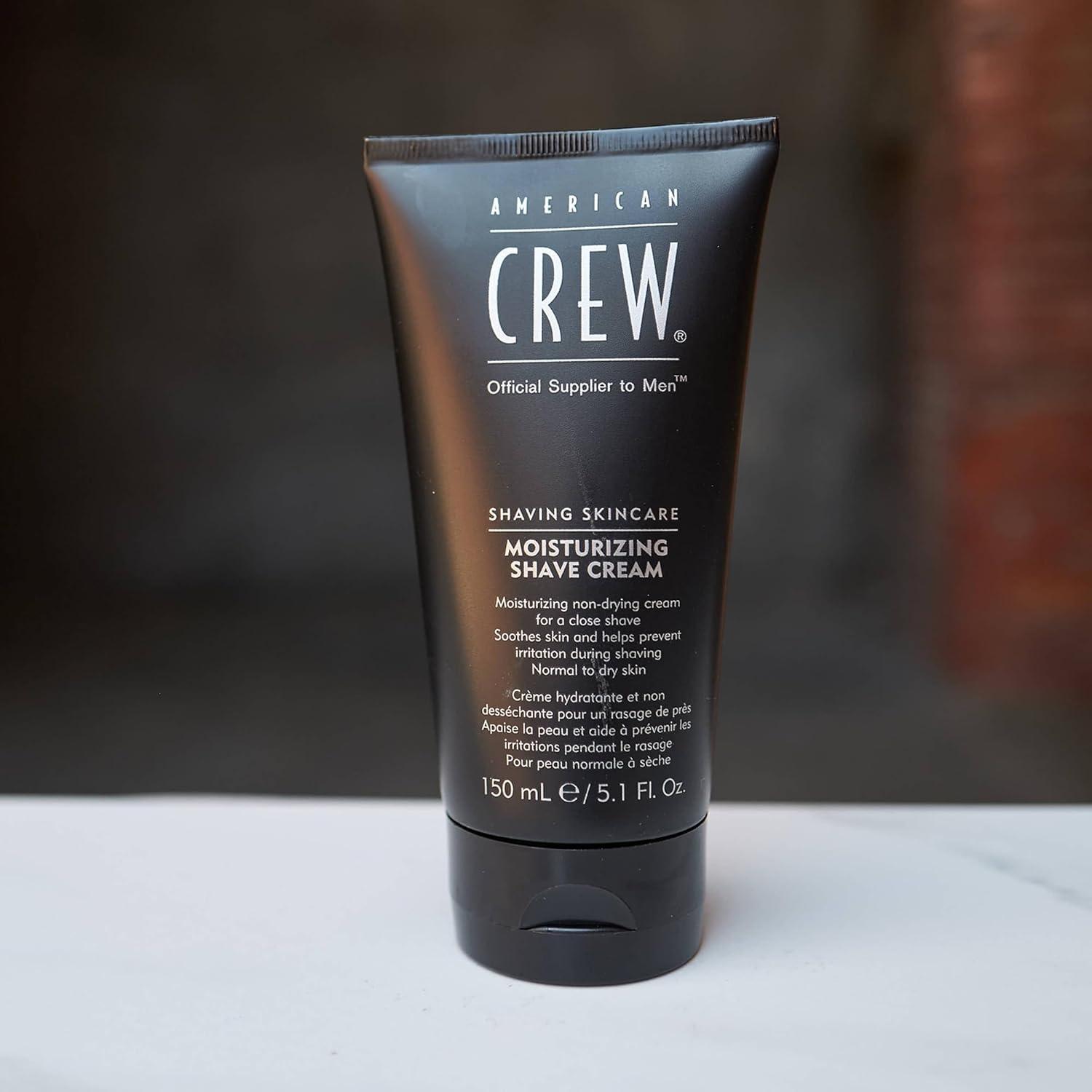 American Crew Shave Cream for Men, Moisturizing Shave Cream, 5.1 Fl Oz(5.1 ounce (Pack of 1))