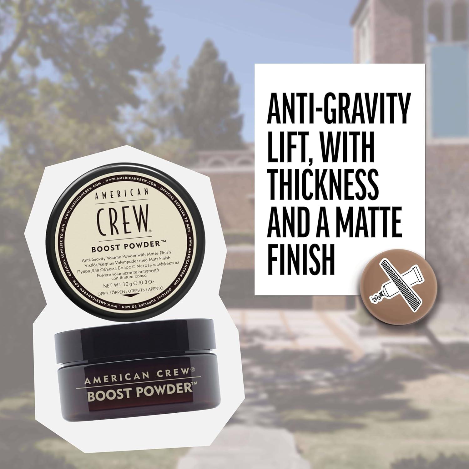 American Crew Men’s Hair Boost Powder, Provides Lift & Volume, 0.3 Oz (Pack of 1)(0.3 Ounce (Pack of 1))