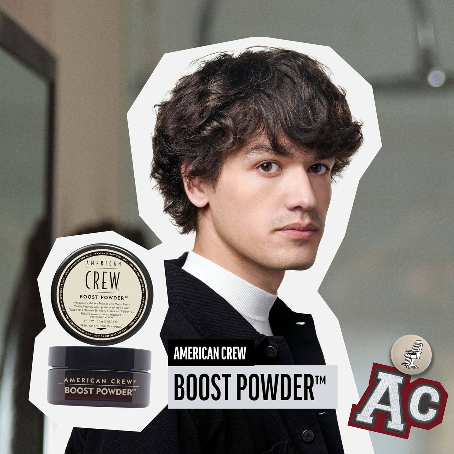 American Crew Men’s Hair Boost Powder, Provides Lift & Volume, 0.3 Oz (Pack of 1)(0.3 Ounce (Pack of 1))